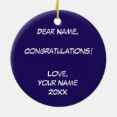 クラス20?泳ぐ少女 セラミックオーナメント (裏面)