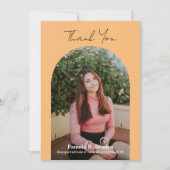 クラス23 Create Photo卒業サンキューカード サンキューカード (正面)