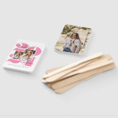 クラス3フォトコラージホットピンク卒業 ハンドファン (組立なし)