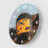 クラス37ディーゼルエンジン、番号37038、番号 ラージ壁時計 (傾斜)