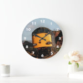 クラス37ディーゼルエンジン、番号37038、番号 ラージ壁時計 (ホーム)