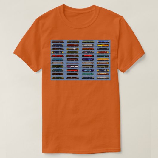 クラス47機関車コレクション1 Tシャツ (デザイン正面)