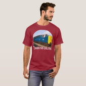 クラス55デルト鉄道機関機関車イギリス Tシャツ (正面フル)