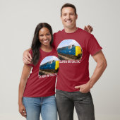 クラス55デルト鉄道機関機関車イギリス Tシャツ (ユニセックス)
