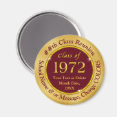 クラス72懇親会安いおパーソナライズされた土産 マグネット (正面/裏面)