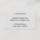 クラス&エレガント弁護士名刺 名刺 (裏面)