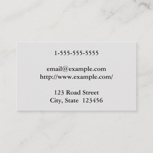 クラス&エレガント弁護士名刺 名刺 (裏面)