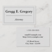 クラス&エレガント弁護士名刺 名刺 (正面/裏面)