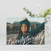 クラス·オブ·イヤー·フォト·卒業発表 招待状 (スタンド正面)