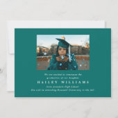 クラス·オブ·イヤー·フォト·卒業発表 招待状 (裏面)