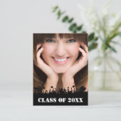 クラス・オブ・シニアエクセシションオープンハウス招待状 インビテーションポストカード (スタンド正面)