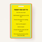 クラス・スター賞バッジ バッジ (裏面)