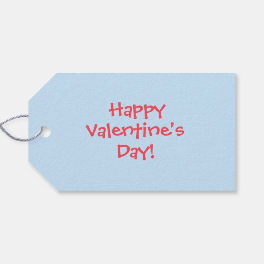 クラス・バレンタインの"あなたは私のハートを作ポップ・アートのる!" ギフトタグ (裏面横)