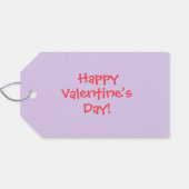 クラス・バレンタインの"あなたは私のハートを作ポップ・アートのる！" ギフトタグ (裏面横)