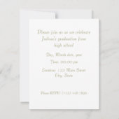 クラス 招待状 (裏面)