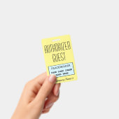 クラス「認定ゲスト」バッジ バッジ (手持ち)