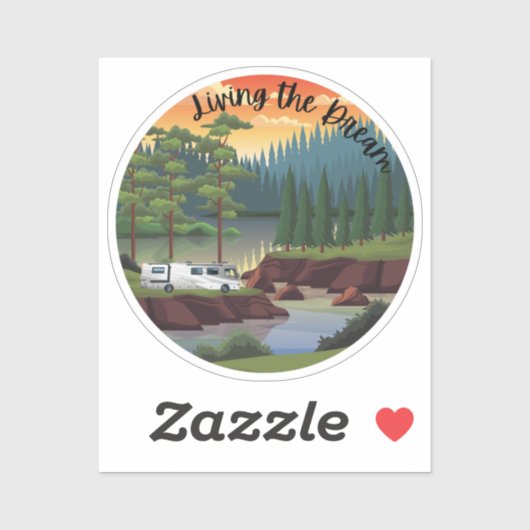 クラスAのオートモーティブで夢を生きる シール (シート)