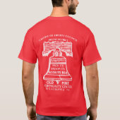 クラスBパック - 赤 (フロントとバックロゴ) Tシャツ (裏面)