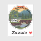 クラスCオートモーホームで夢を生きる シール (シート)