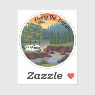 クラスCオートモーホームで夢を生きる シール