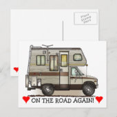 クラスCカンパーRV磁石 ポストカード (正面/裏面)