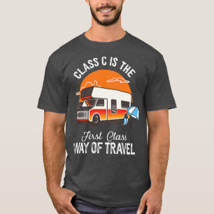クラスCモーターホームカおもしろいンパーキャンプ Tシャツ