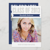 クラスFLIRT 2013 |卒業パーティー招待状 招待状 (正面/裏面)