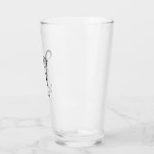 クラスMonogramイニシャルWと姓Editable タンブラーグラス (左)