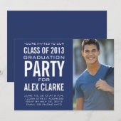 クラスOF 2013パーティの招待状写真 招待状 (正面/裏面)