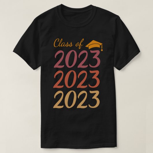 クラスOf 2023 2023デザイン Tシャツ (デザイン正面)