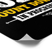 クラスOf 2024カウントダウンおもしろいグラード2022初日J ポスター (角)