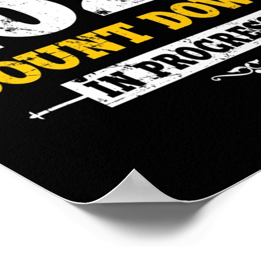 クラスOf 2024カウントダウンおもしろいグラード2022初日J ポスター (角)