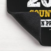 クラスOf 2024カウントダウンおもしろいグラード2022初日J マウスパッド (コーナー)