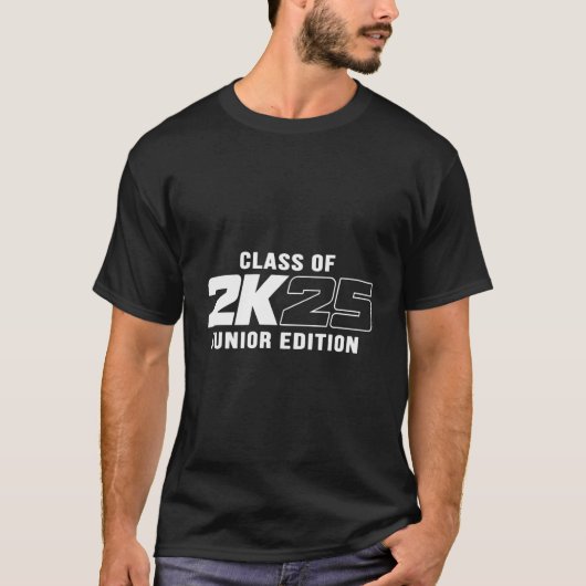 クラスOf 2025 Junior Edition Senior 2025 Tシャツ (正面)