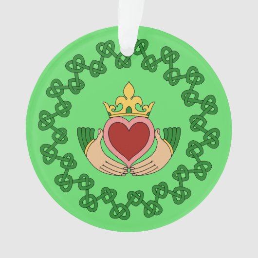 クラダグアンドグリーン結び糸細工 オーナメント (正面)