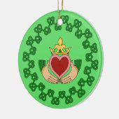 クラダグアンドグリーン結び糸細工 セラミックオーナメント (左)