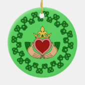 クラダグアンドグリーン結び糸細工 セラミックオーナメント (裏面)