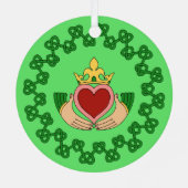 クラダグアンドグリーン結び糸細工 メタルオーナメント (裏面)