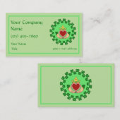 クラダグアンドグリーン結び糸細工 名刺 (正面/裏面)