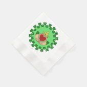 クラダグアンドグリーン結び糸細工 縁ありカクテルナプキン (角)