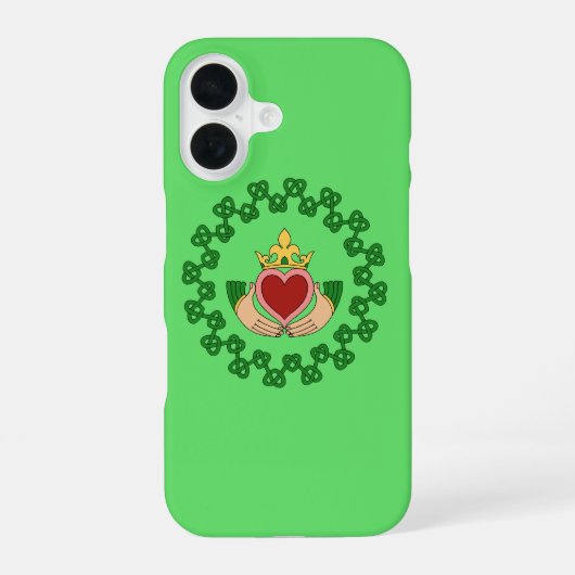 クラダグアンドグリーン結び糸細工 iPhone 16ケース (裏面)