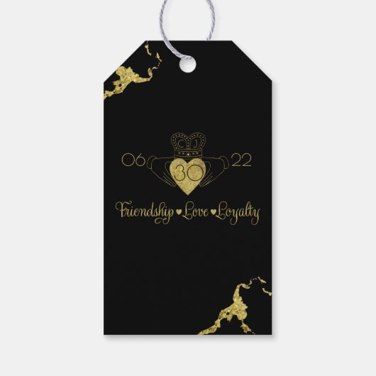 クラダグモノグラムサンキューレラベル ギフトタグ (裏面)