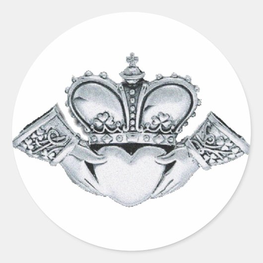 クラダグ結婚式招待状封筒用シール ラウンドシール (正面)