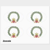 クラダグ 楕円形シール (シート)