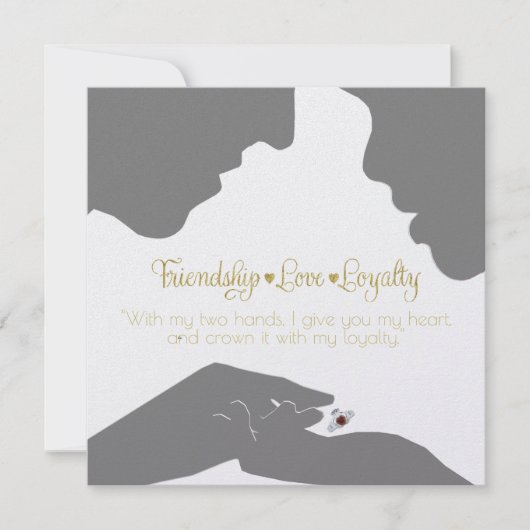 クラダッハゴールドでおめでたい日を保存 セーブザデート (正面)