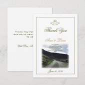 クラダッハ アイリッシュ ウェディング サンクス サンキューカード (正面/裏面)