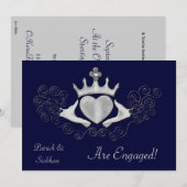 クラダッハ（シルバー） 招待状 (正面/裏面)