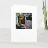 クラッおもしろいシュテスト用ダミー写真誕生日 カード (裏面)