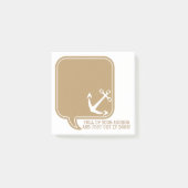 クラッやる気を起こさせるおもしろいト音声バブルいかり ポストイット (正面)