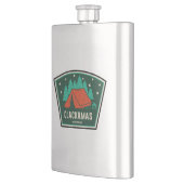 クラッカマスウィルダネスオレゴンキャンプ フラスク (左)